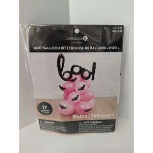 BOO Balloon Kit Halloween Decor 17‎ Balloons Celebrate It NEW